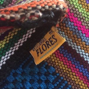 Flores woven backpack in bright fun colors